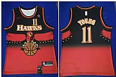 Hawks 11 Trae Young Red Nike Throwback Swingman Jersey,baseball caps,new era cap wholesale,wholesale hats